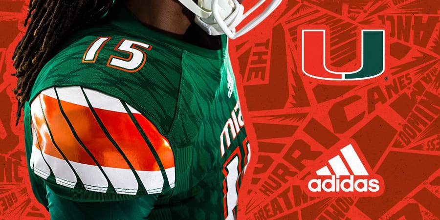 Miami Football: Hurricanes and adidas Team Up for Sleek Primeknit Uniforms  