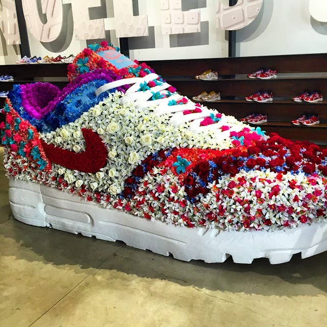 Nike Air Max 1 Made of Flowers