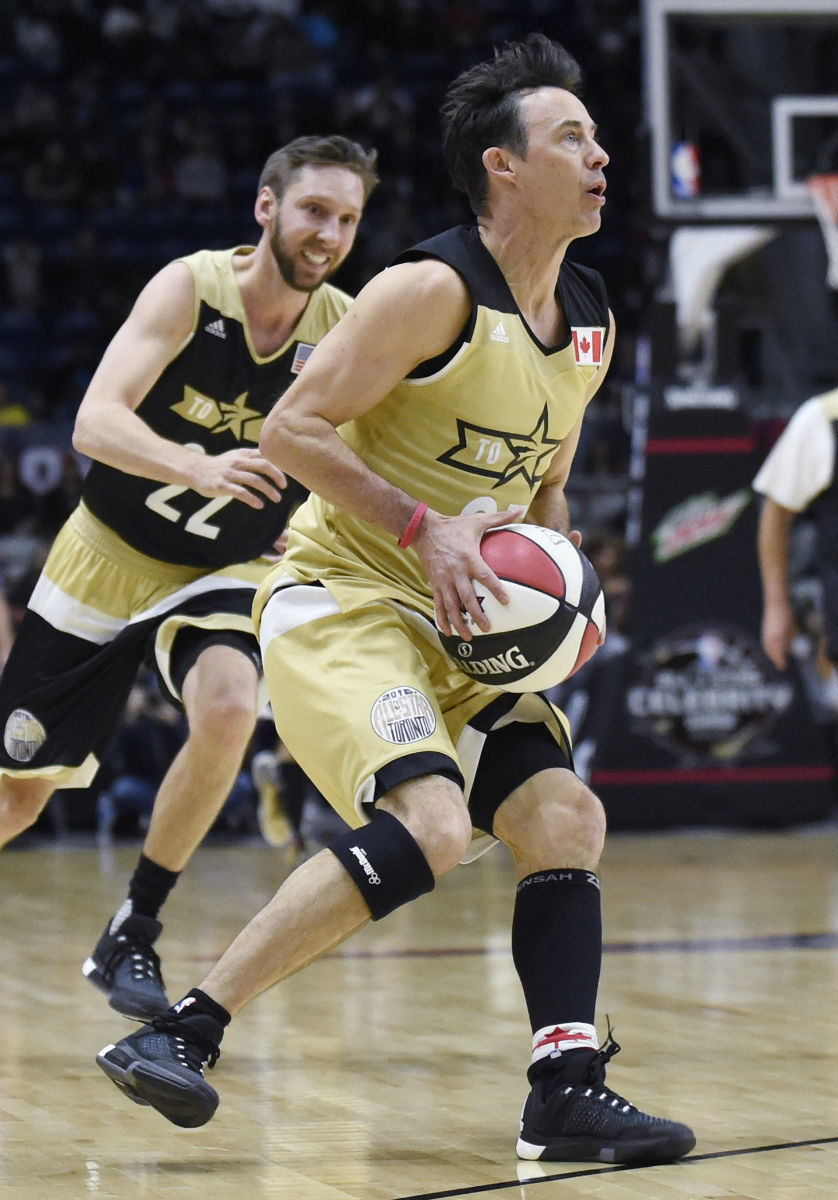 Tom Cavanagh Wearing the adidas Crazylight Boost 2015