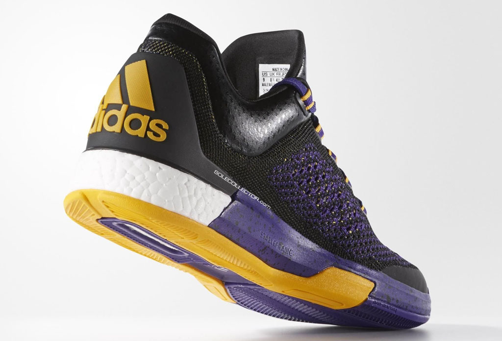 Jeremy Lin&#x27;s adidas Crazylight Boost 2015 Lakers PE (5)