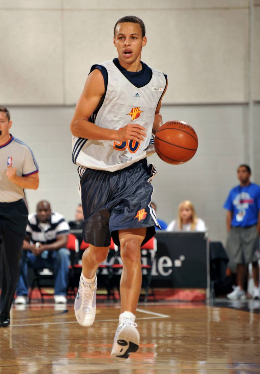 Stephen Curry wearing Nike Hyperdunk