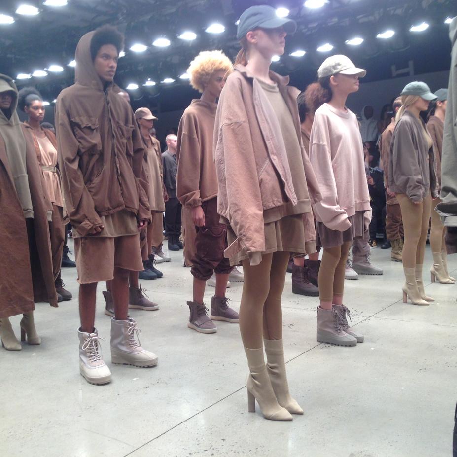 New adidas Yeezy Boost Colorway Spotted at Kanye West's Fashion Show | Complex