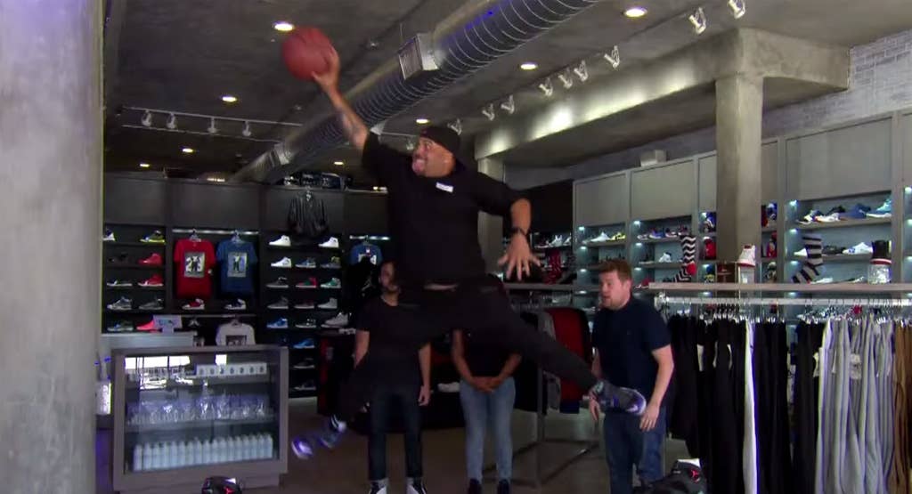 Watch These Sneakerheads Compete for Free Air Jordans on a Late Night Talk Show (Video)