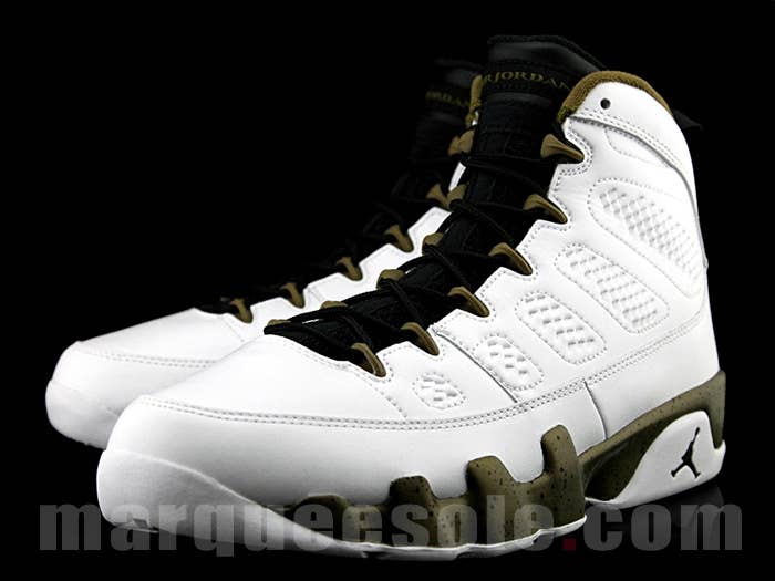 jordan 9 statue on feet