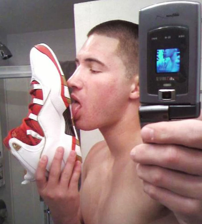 Licking Sneakers: Jordan Olympia