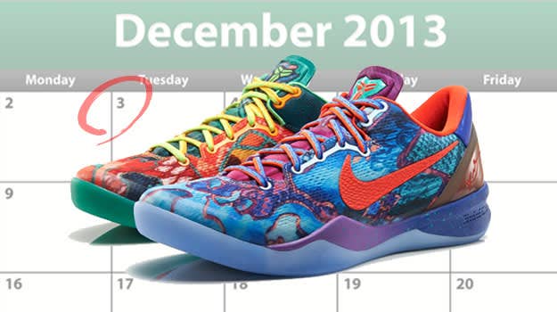 December 2013 sneaker releases