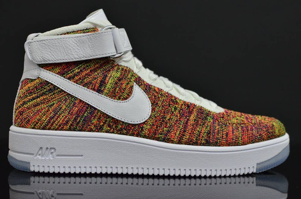 Multicolor Nike Air Force 1 Flyknit 817420-700 (13)