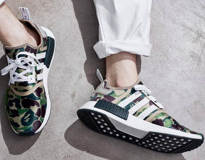 Bape Adidas NMD On Feet