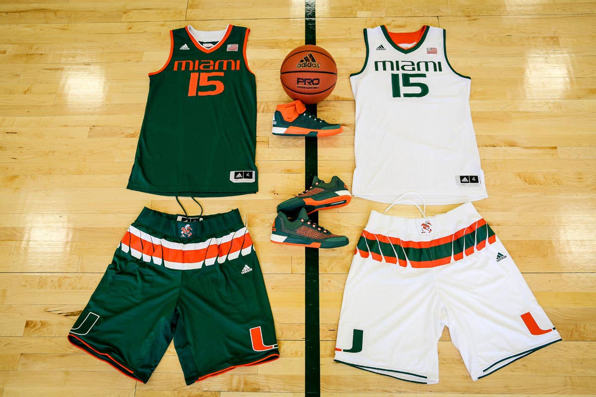 Miami Hurricanes adidas Uniforms & Sneakers (2)