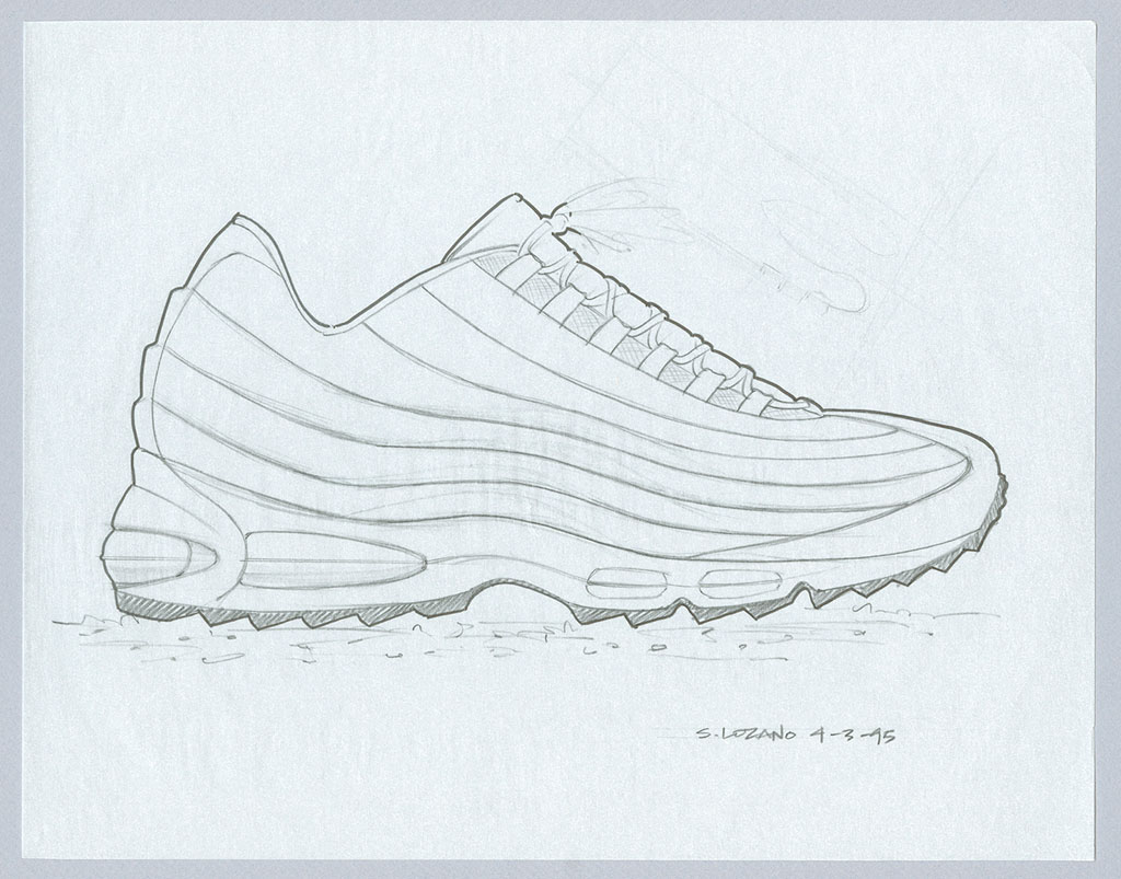 Nike Air Max 95 Original Sketch by Sergio Lozano (3)