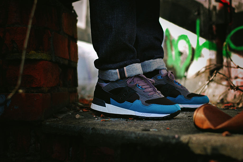 b_represent wearing the Solebox x Saucony Shadow 5000
