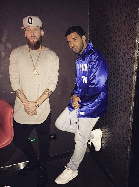 Drake wearing the &#x27;USA&#x27; Nike Air Max 90