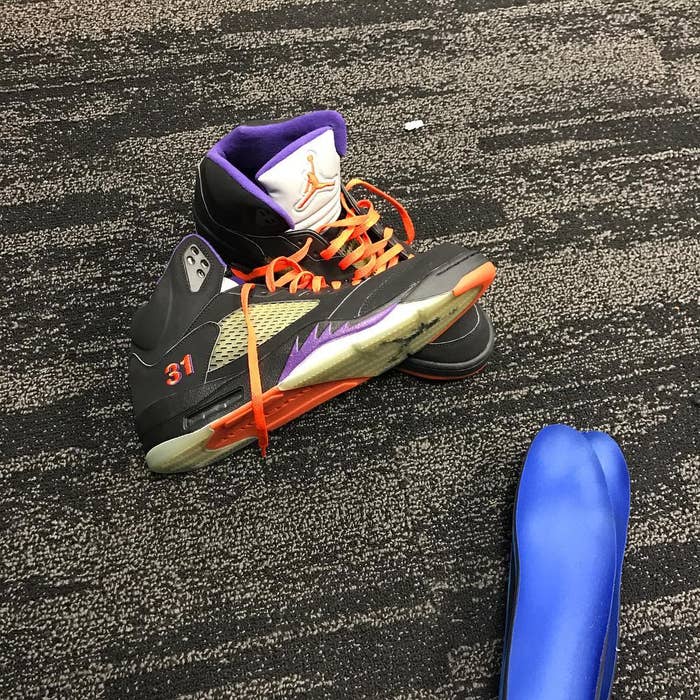 PJ Tucker Shawn Marion Air Jordan 5 PE Away Shoes