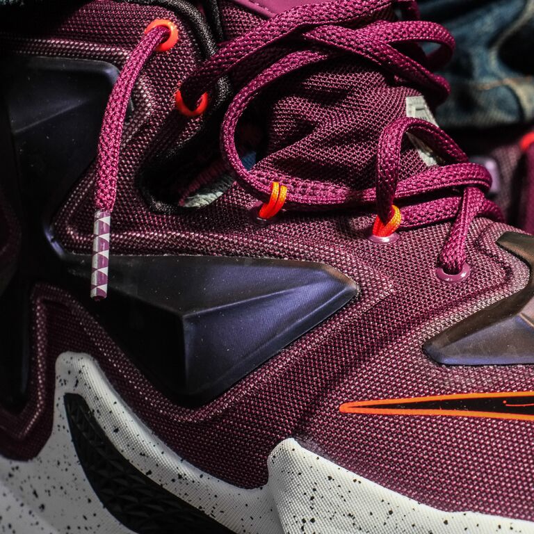 Nike LeBron 13 Berry On-Foot 807219-500 (3)