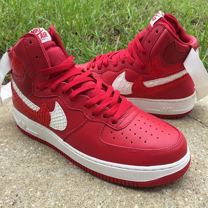 Nike air force 1 2025 high perf gym red