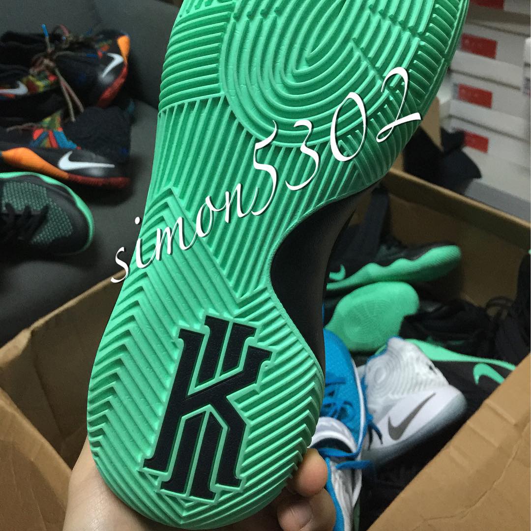 Nike Kyrie 2 Black/Green Glow (5)