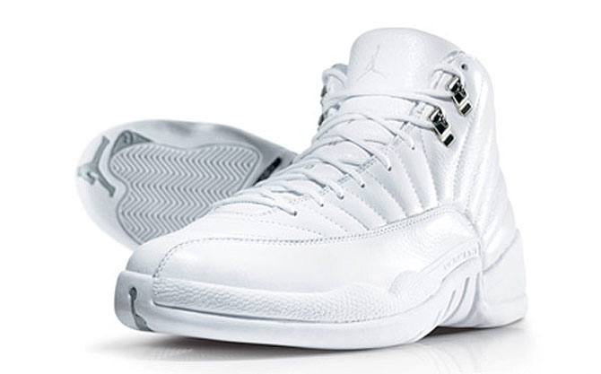 Air Jordan XII 12 Anniversary All-White Sample (2010)