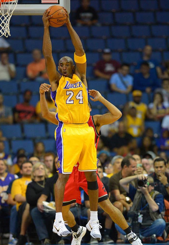 SoleWatch: Kobe Bryant Wears Nike Kobe 9 Elite 'Lakers' PE