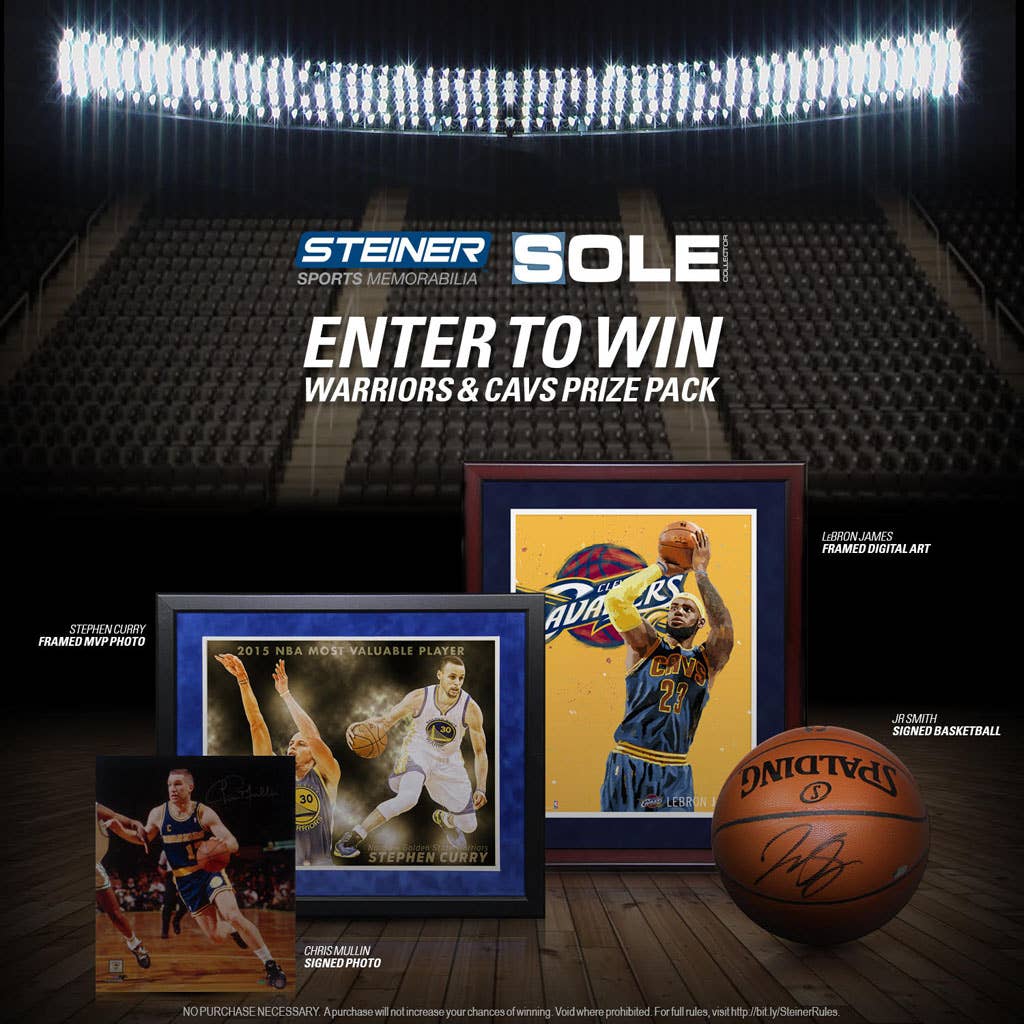 Win a Warriors and Cavs NBA Finals Prize Pack