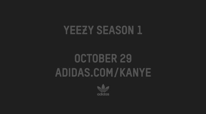 adidas Yeezy Season 1 Release Date