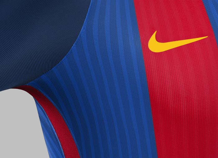 Nike Barcelona 2016 Home Jersey Detail