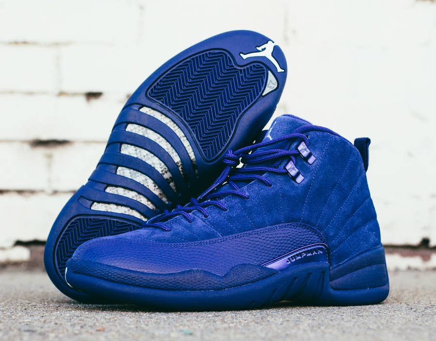 jordan 12s navy blue