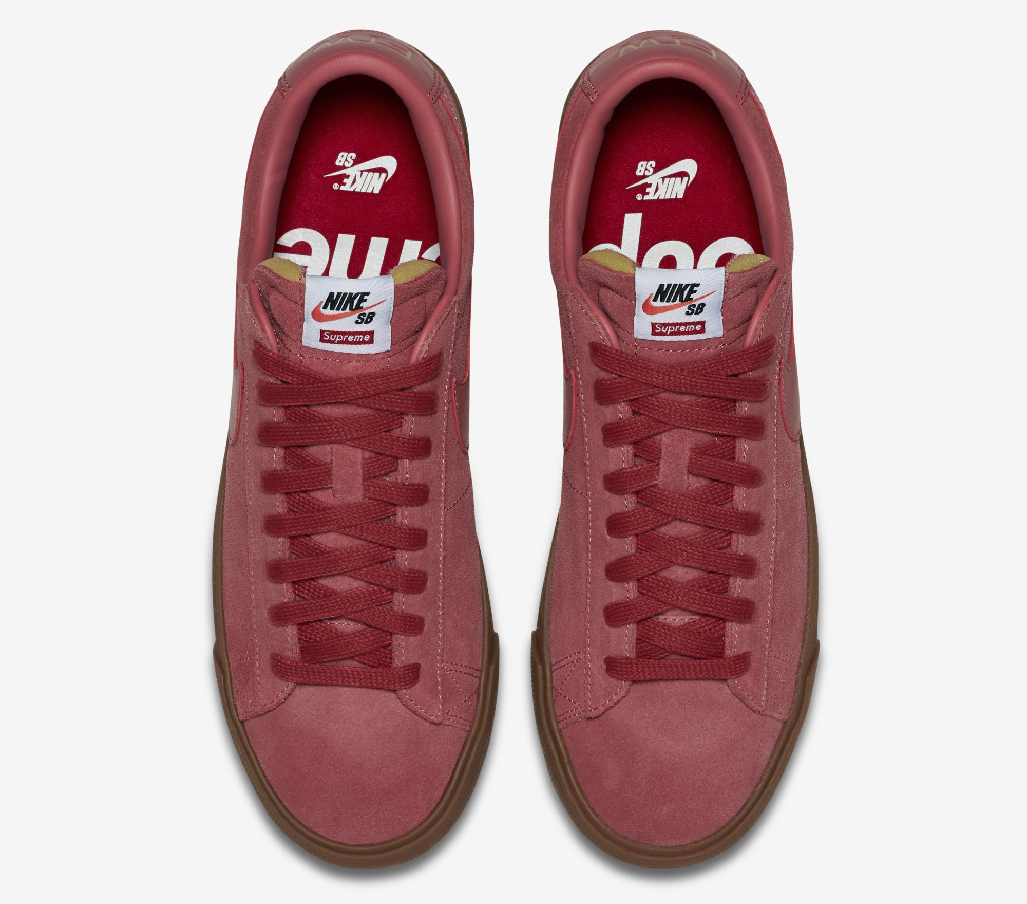 Supreme Nike SB Blazer Low 716890-669 Pink Top