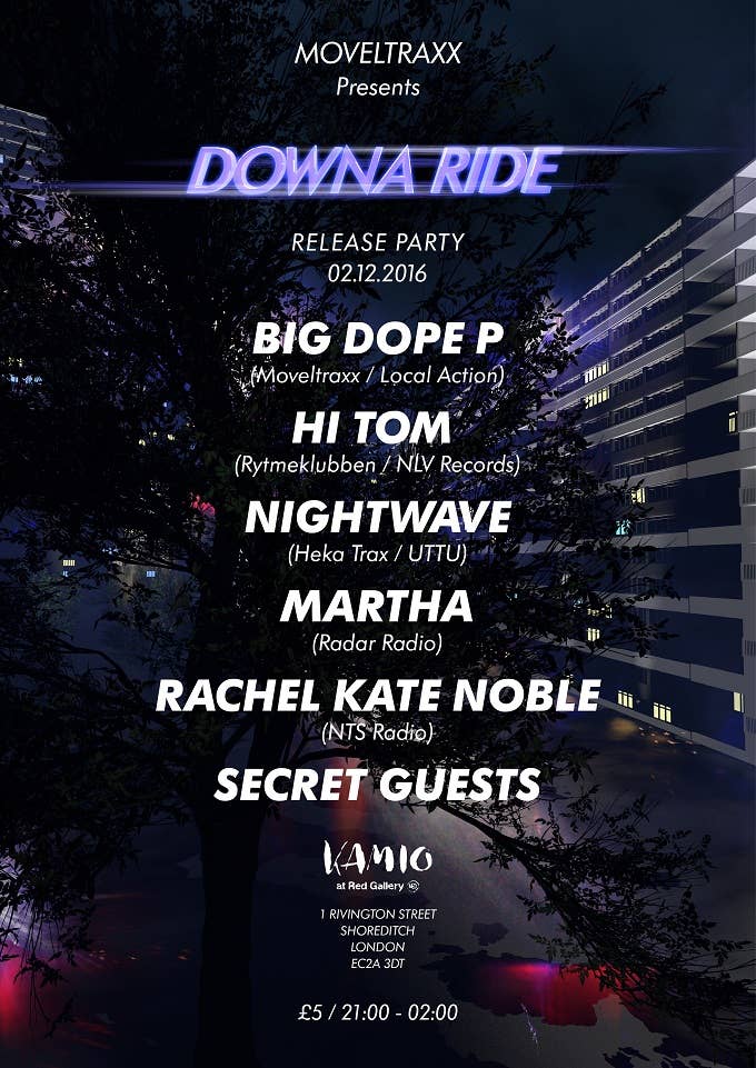 &#x27;Downa Ride&#x27; Release Party flyer