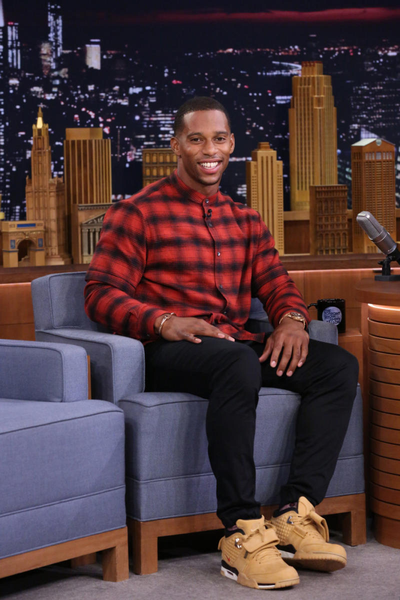 Victor Cruz Debuts the Nike Air Trainer Cruz in Wheat (3)