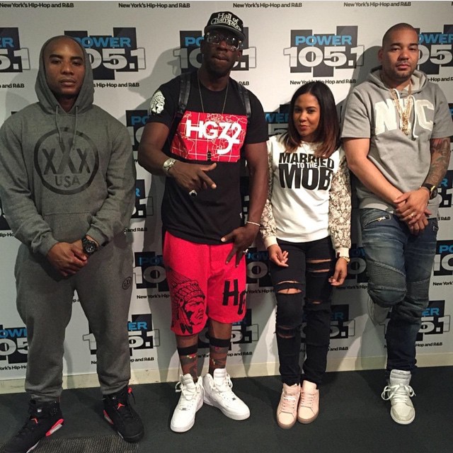 Charlamagne wearing the &#x27;Infrared&#x27; Air Jordan VI 6; Young Dro wearing the Nike Air Force 1; DJ Envy wearing the &#x27;Laser&#x27; Air Jordan I 1