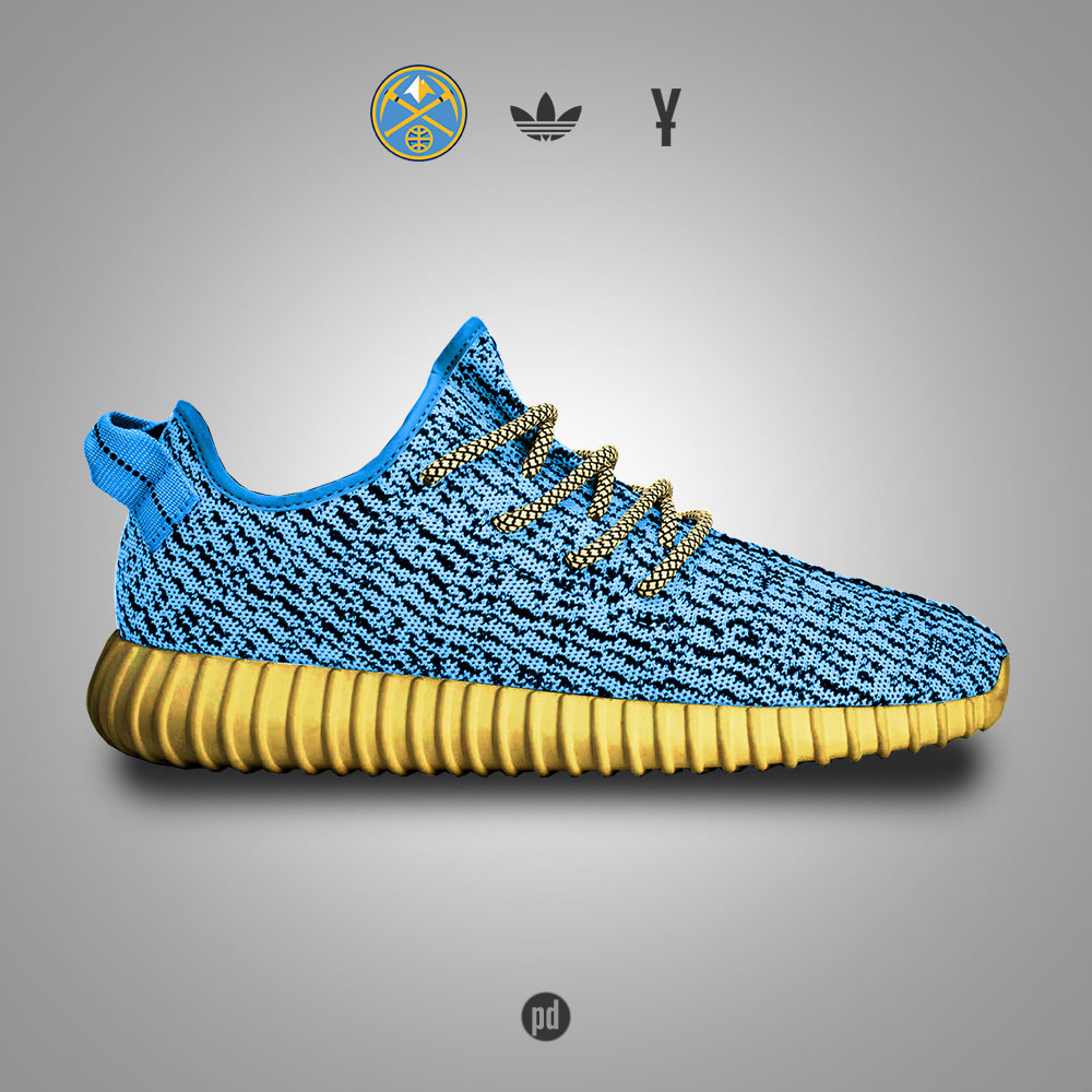 adidas Yeezy 350 Boost for the Denver Nuggets