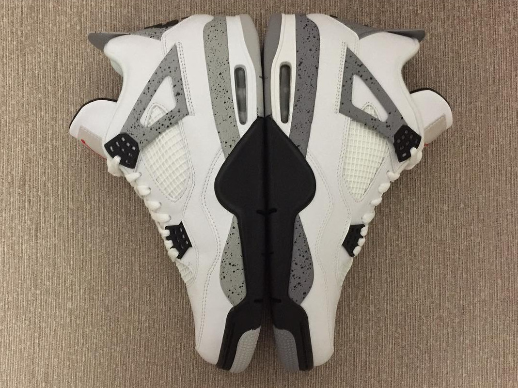 Cement 4 on outlet feet