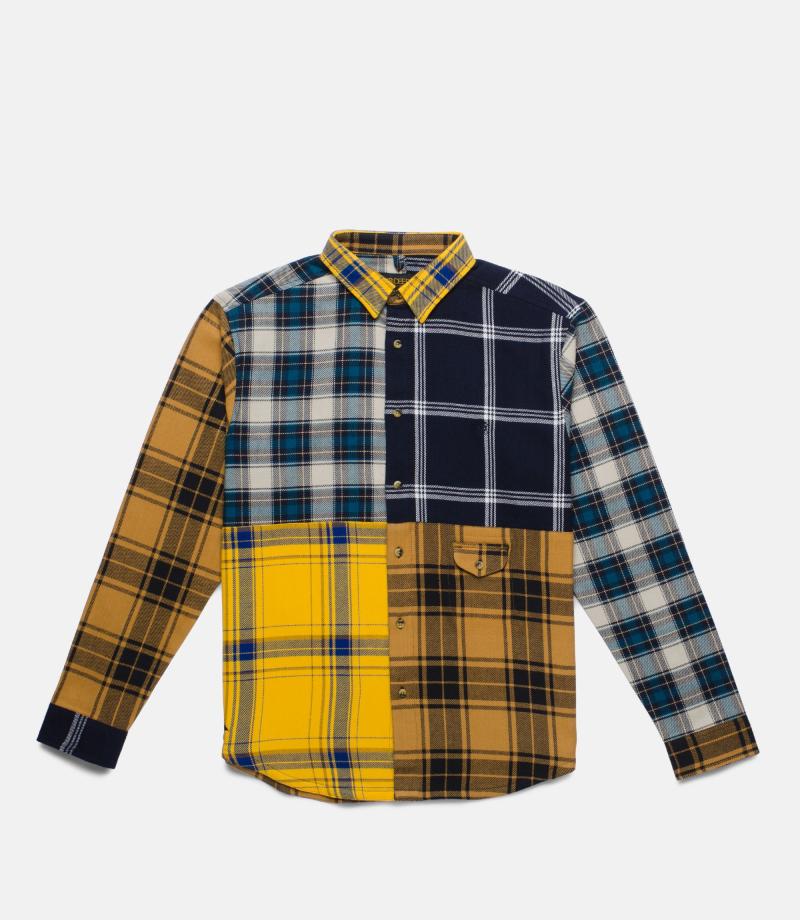  Deep Patchwork Flannel