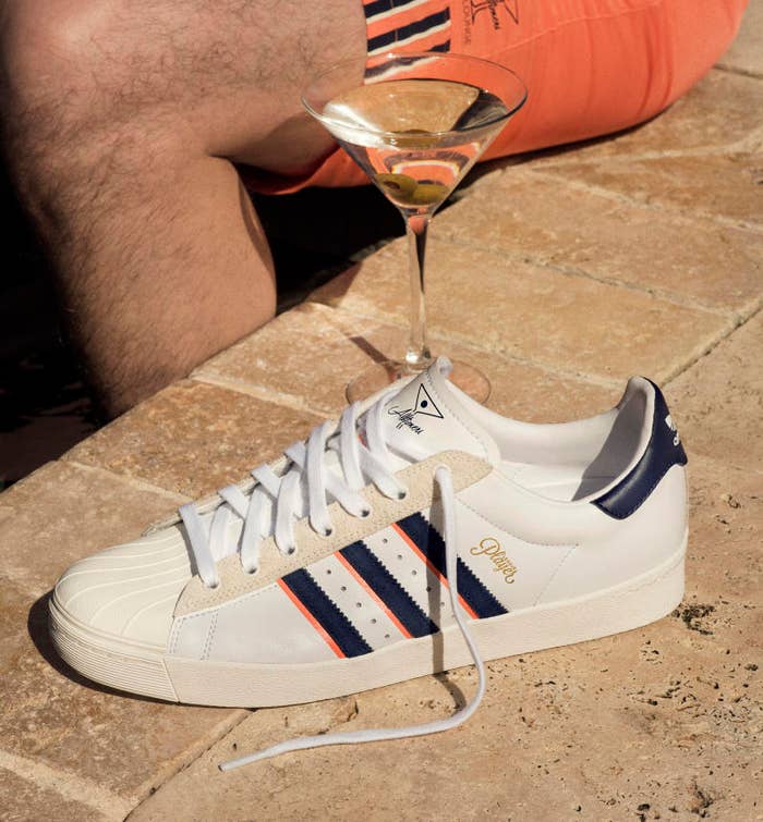 schuh - 3-Stripe realness 🍏 @OliBrom wears the adidas Superstar