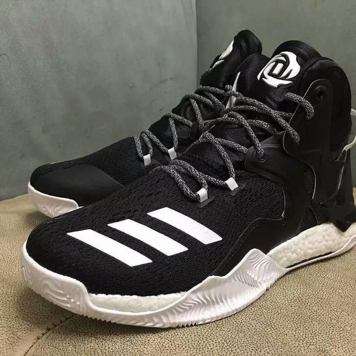 adidas D Rose 7 Black/White (1)