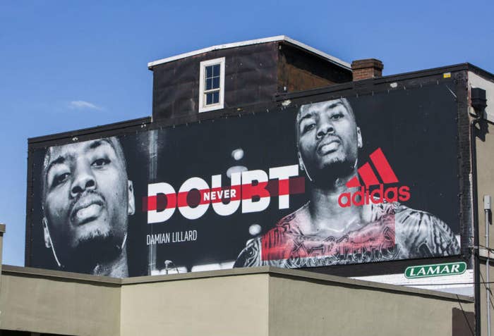 adidas Lillard &quot;Never Doubt&quot; Billboard&quot; (1)