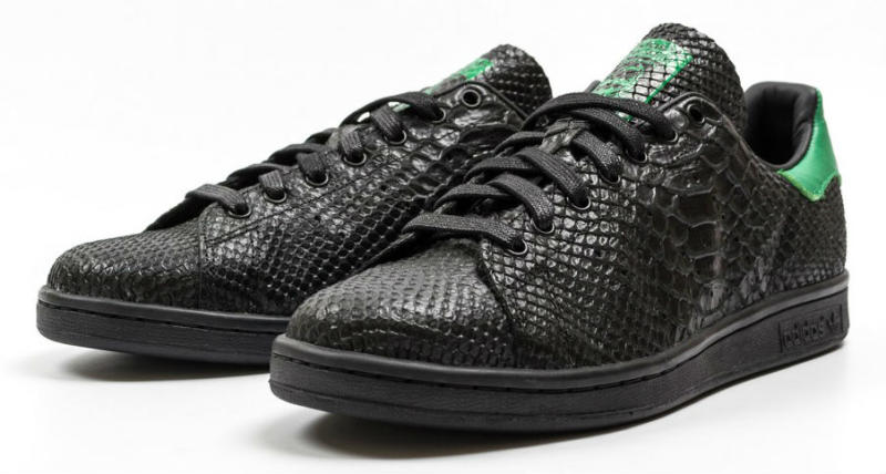 The adidas Stan Smith Gets Covered Black Snakeskin | Complex