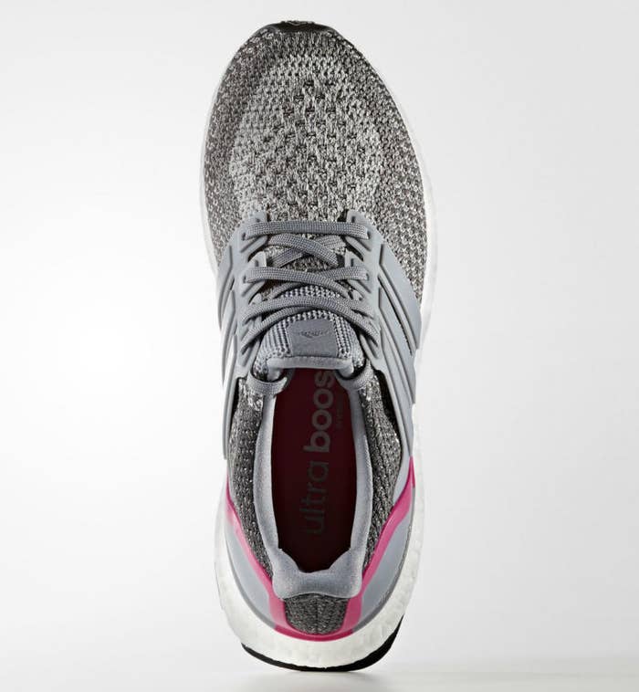 adidas Ultra Boost Grey/Shock Pink (2)