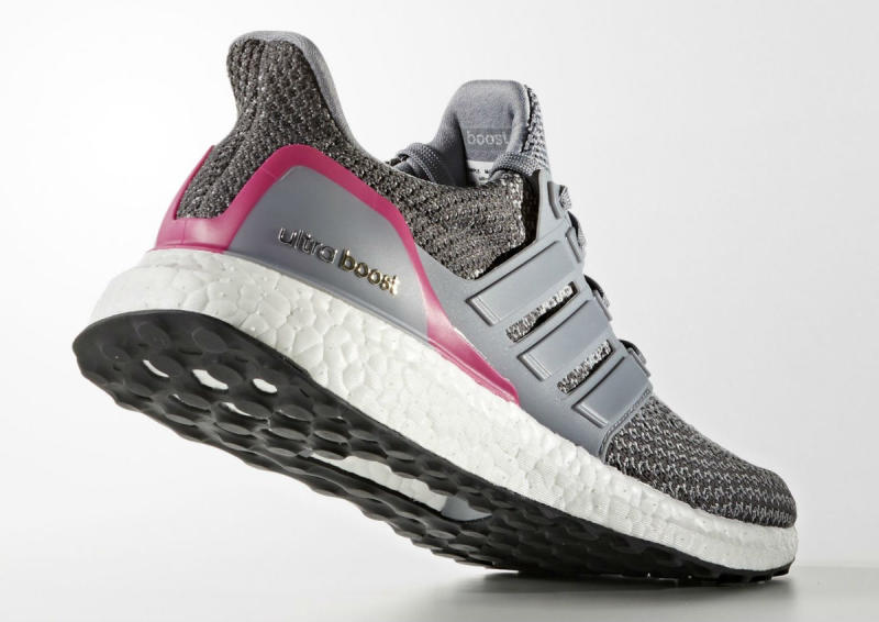 adidas Ultra Boost Grey/Shock Pink (5)
