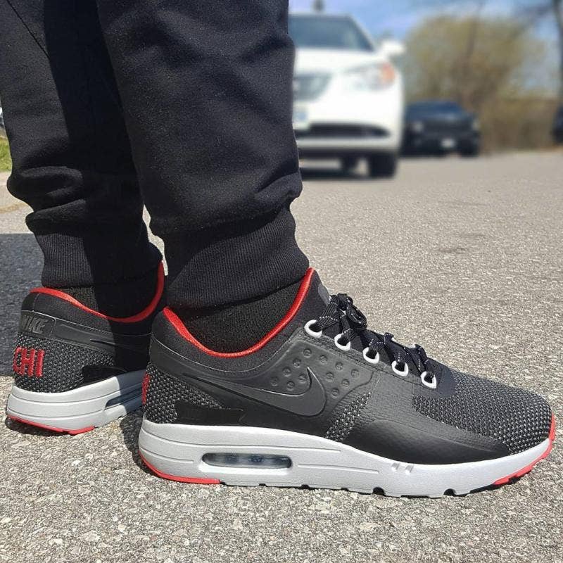 Check Out This "Bred" 4-Inspired Nike Air Max Zero | Complex