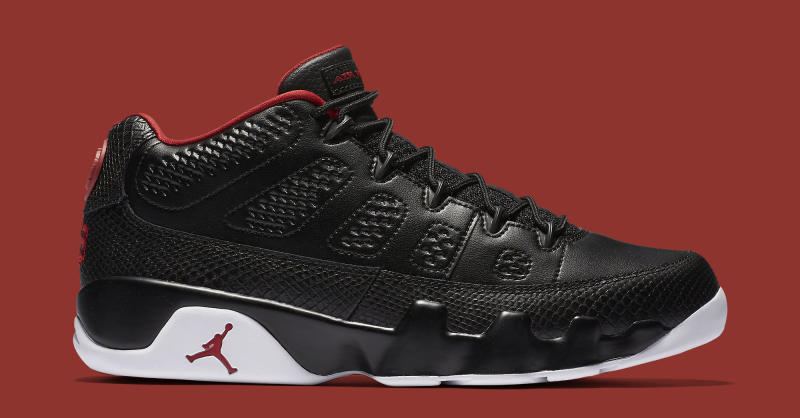 Air jordan 9 low hot sale bred