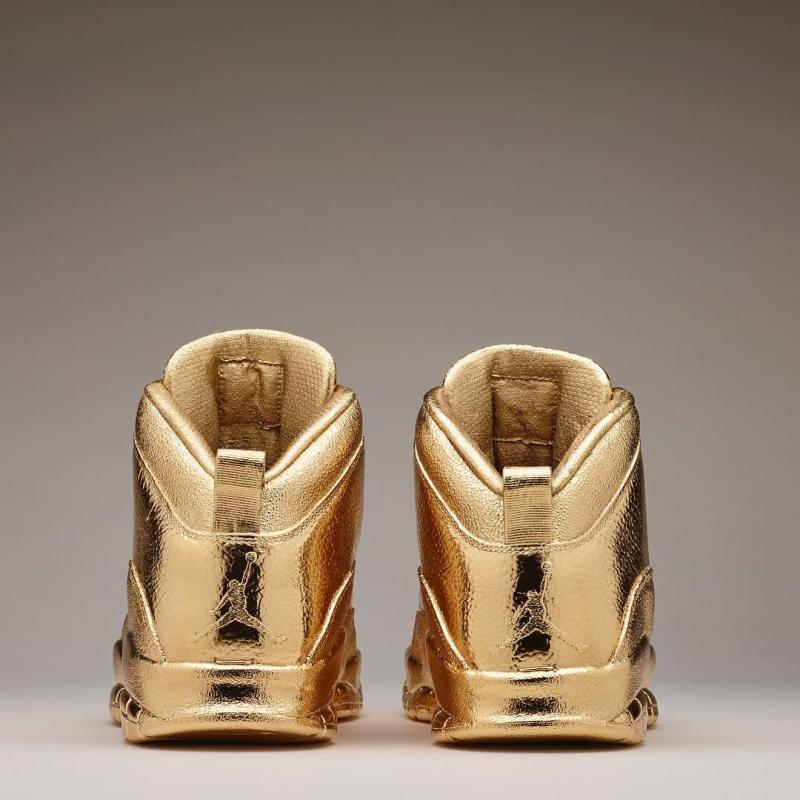 Drake Gold Air Jordan 10 (3)