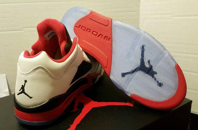 Fire Red Air Jordan 5 Lows Are Right Around the Corner