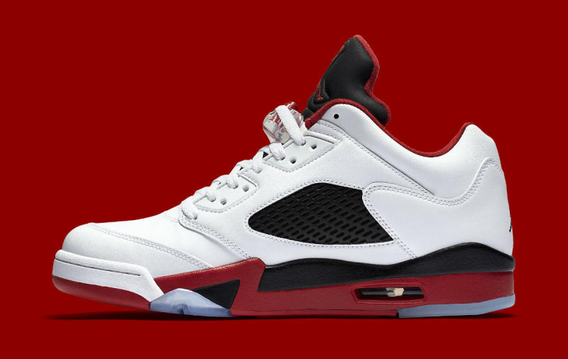 Fire Red Air Jordan 5 Lows Are Right Around the Corner