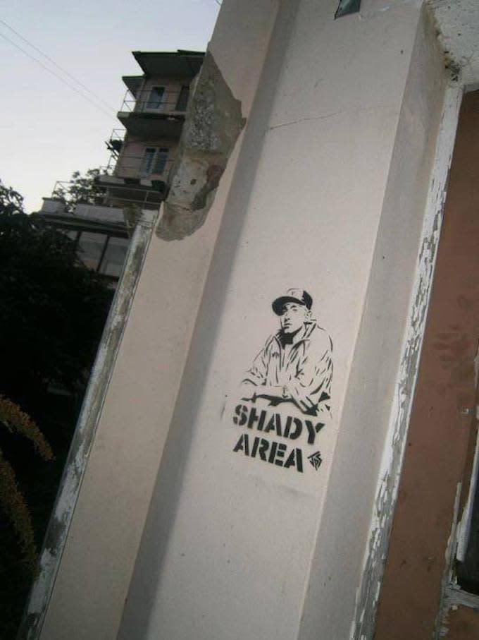 Eminem Shady Area Banksy&#x27;s Street Art 
