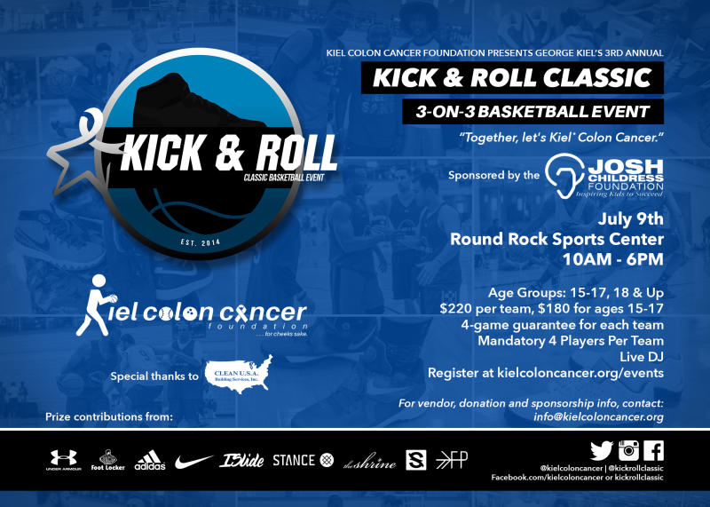 Kiel Colon Cancaer Kick &amp; Roll Classic 2016