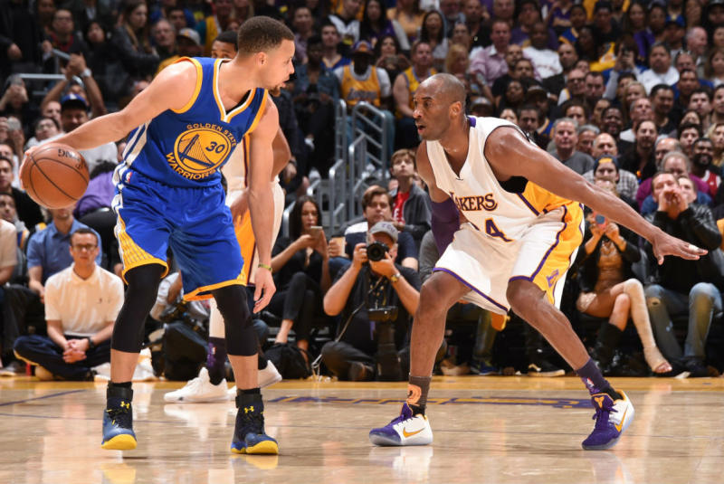 Kobe Bryant Wears &quot;Lakers&quot; Nike Kobe 11 PE in Upset Victory Over Warriors (4)