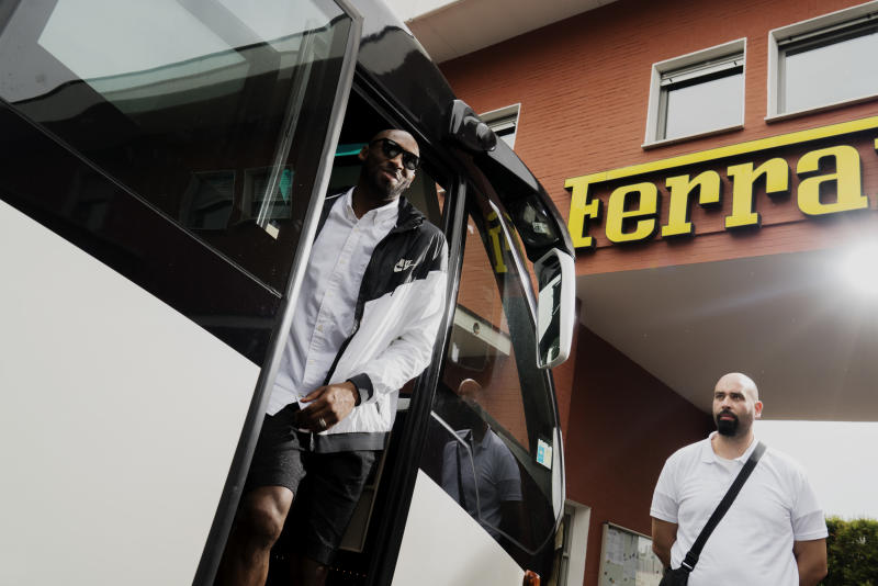 Kobe Bryant Visits Maranello on European Tour (16)