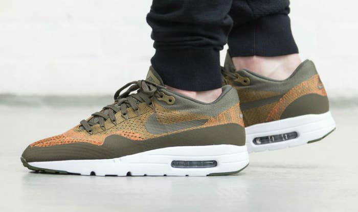 Nike Air Max 1 Ultra Flyknit Olive 843384-300 (2)