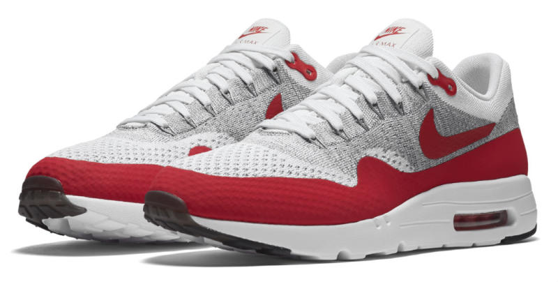 Nike Air Max 1 Ultra Flynit White/Red (1)